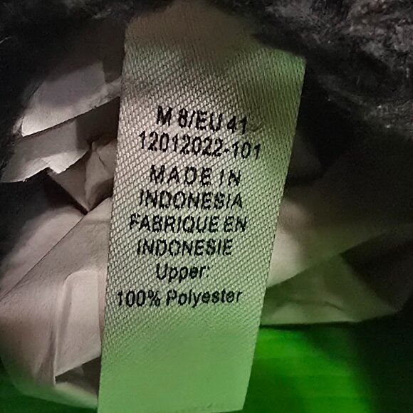 Oofos Oocoozie Men's Black Mule Slide Vegan Sherpa Fuzzy Sizwa New Recovery - Picture 11 of 11